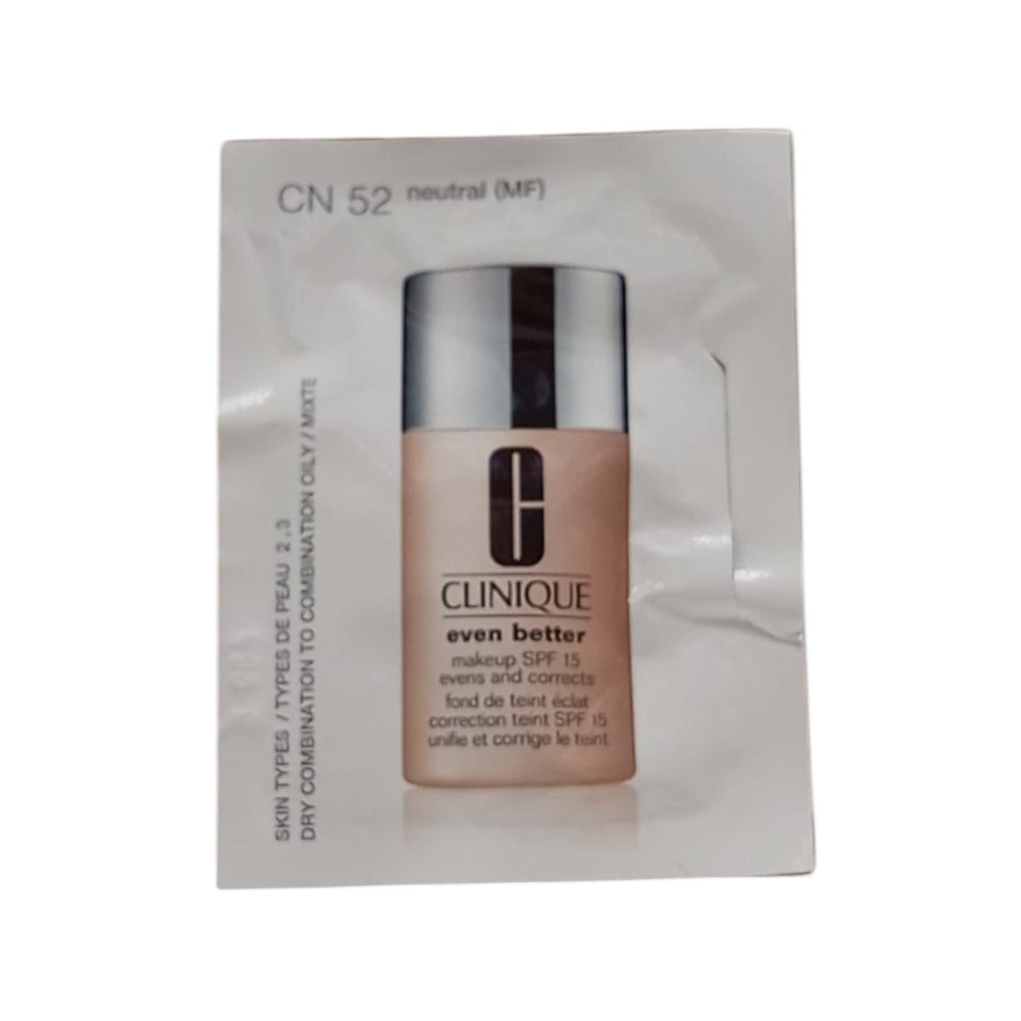 Clinique Clinique Even Better Flüssige Grundierung CN 52 Neutral Parabenfrei SPF 15 5 ml Muster Make-up / Gesicht / Flüs