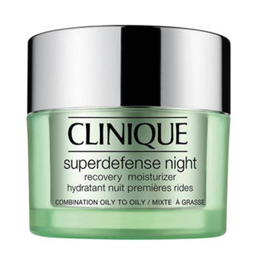 Clinique Clinique, Superdefense Night, Duftfrei, Feuchtigkeitsspendend, Nacht, Sahne, Für das Gesicht, 50 ml Regular