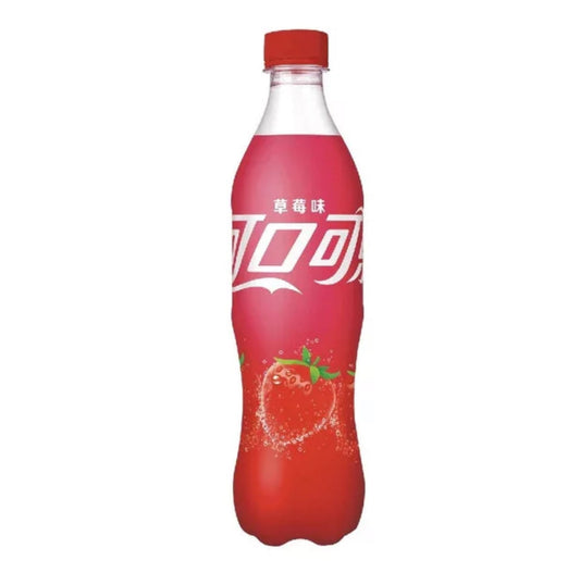 Asia Coca Cola Strawberry 500ml - Candyshop.ch