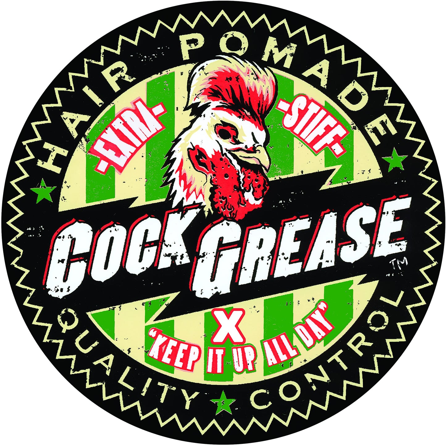 Cock Grease Cock Grease, Extra Slick No X, Haarstyling-Pomade, Glanzfinish, Extra Halt, 100 g Regular