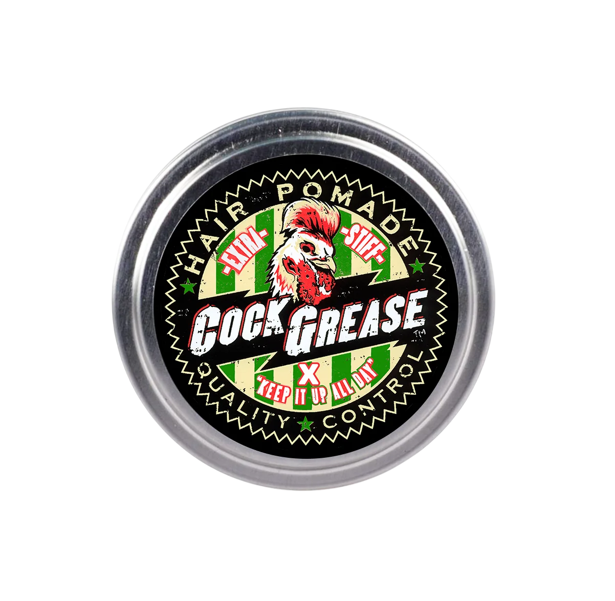 Cock Grease Cock Grease, Extra Stiff X, Haarstyling-Pomade, Glanzfinish, Fester Halt, 50 g Regular