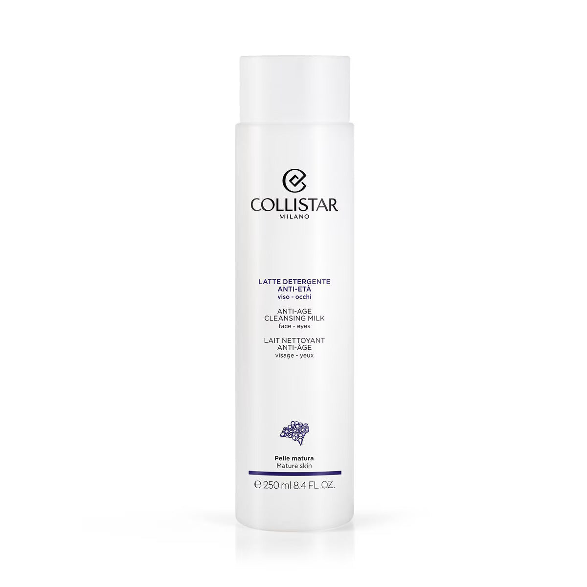 Collistar Anti-Age Reinigungsmilch 250 ml – Sanfte Pflege mit Antioxidantien für strahlende Haut