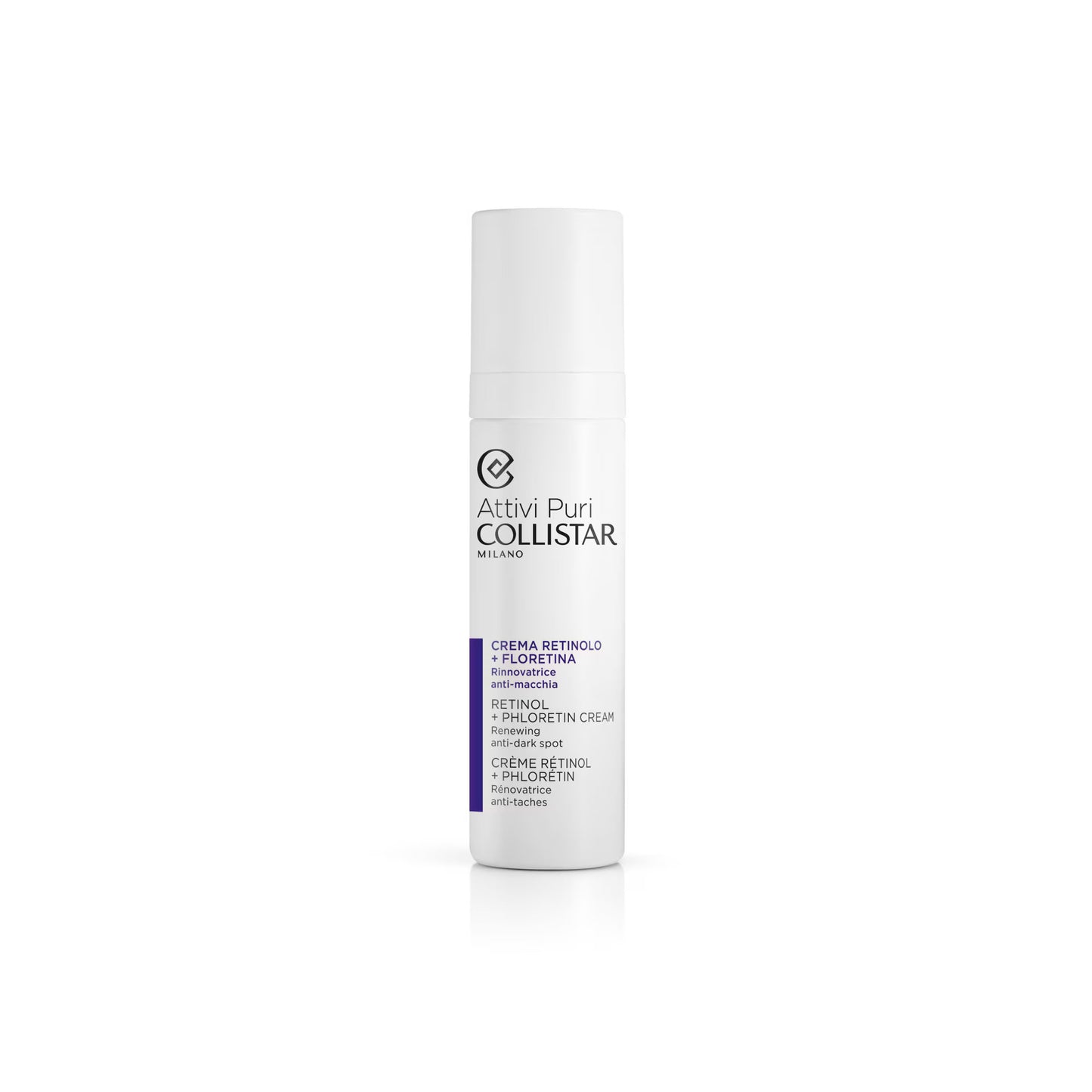 Collistar Attivi Puri Retinol + Phlorentin Gesichtscreme 50 ml – Effektive Pflege gegen dunkle Flecken