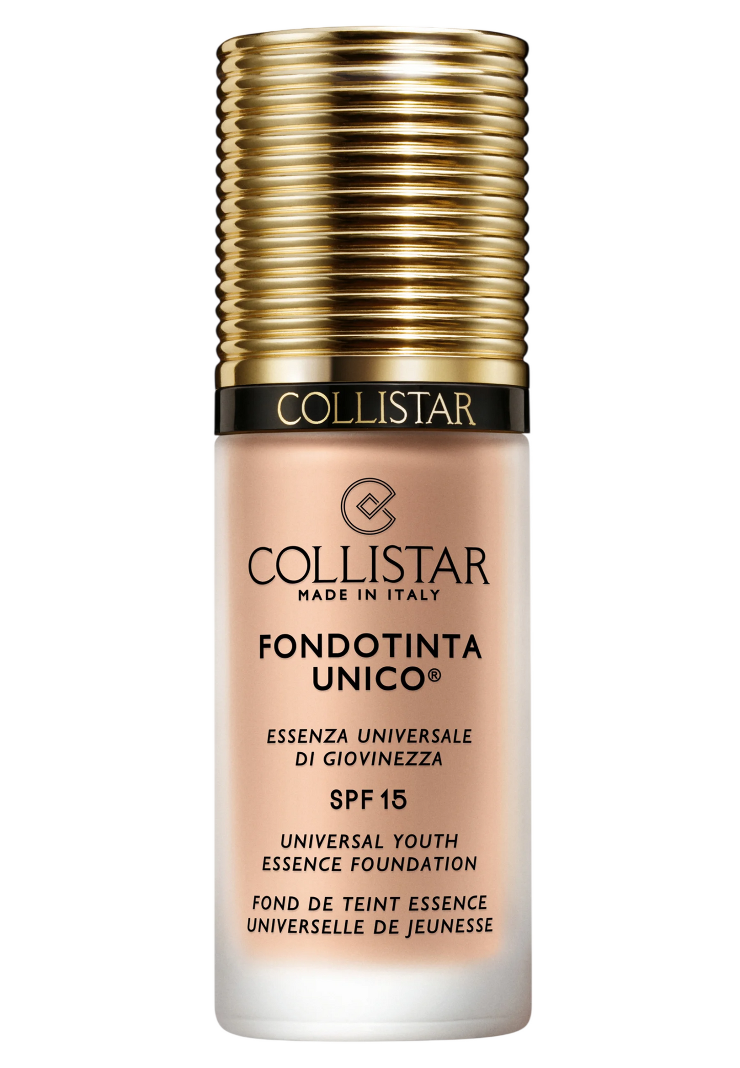 Collistar Collistar, Unico, Matt, Flüssige Grundierung, 3R, Rosébeige, SPF 15, 30 ml Regular