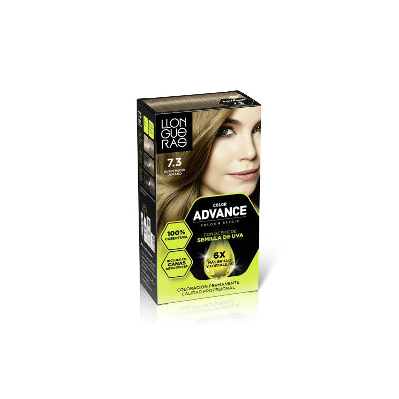 Llongueras Color Advance 7,3-Rubio Medio Dorado 1 U