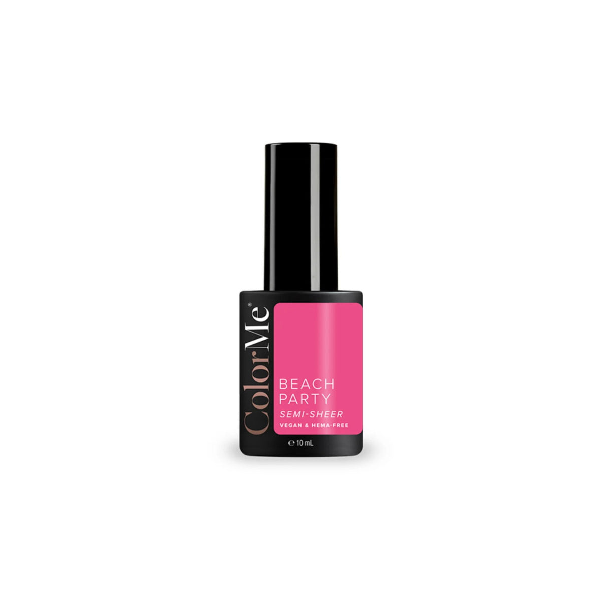 ColorMe Cosmetics ColorMe Cosmetics, Beach Party, Halbtransparent, Semi-permanenter Nagellack, Durchscheinend, 10 ml Regular