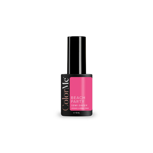 ColorMe Cosmetics ColorMe Cosmetics, Beach Party, Halbtransparent, Semi-permanenter Nagellack, Durchscheinend, 10 ml Regular