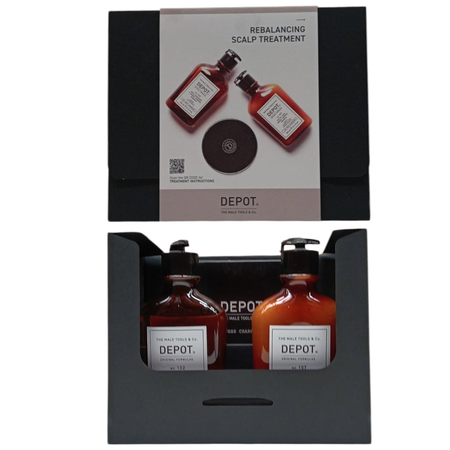 Depot Haarpflegeset Consumer Kit A Set Depot: 100 Hair Cleansing No. 102, Botanical Complex, Hair Shampoo, Anti-Dandruff & Se