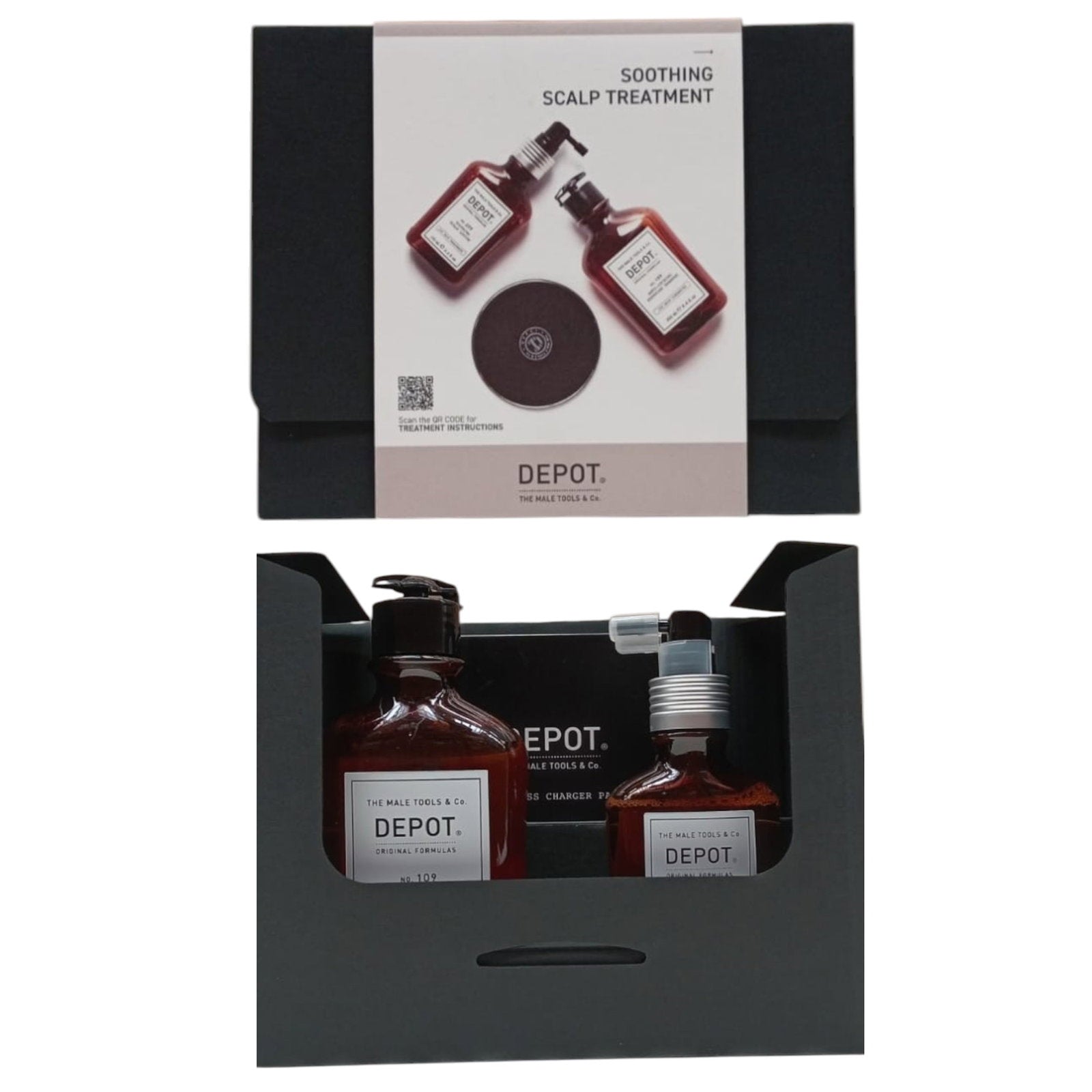 Depot Haarpflegeset Consumer Kit G Set Depot: 200 Hair Treatments No. 209, Hair Lotion Treatment, For Calming, 100 ml + 100 H