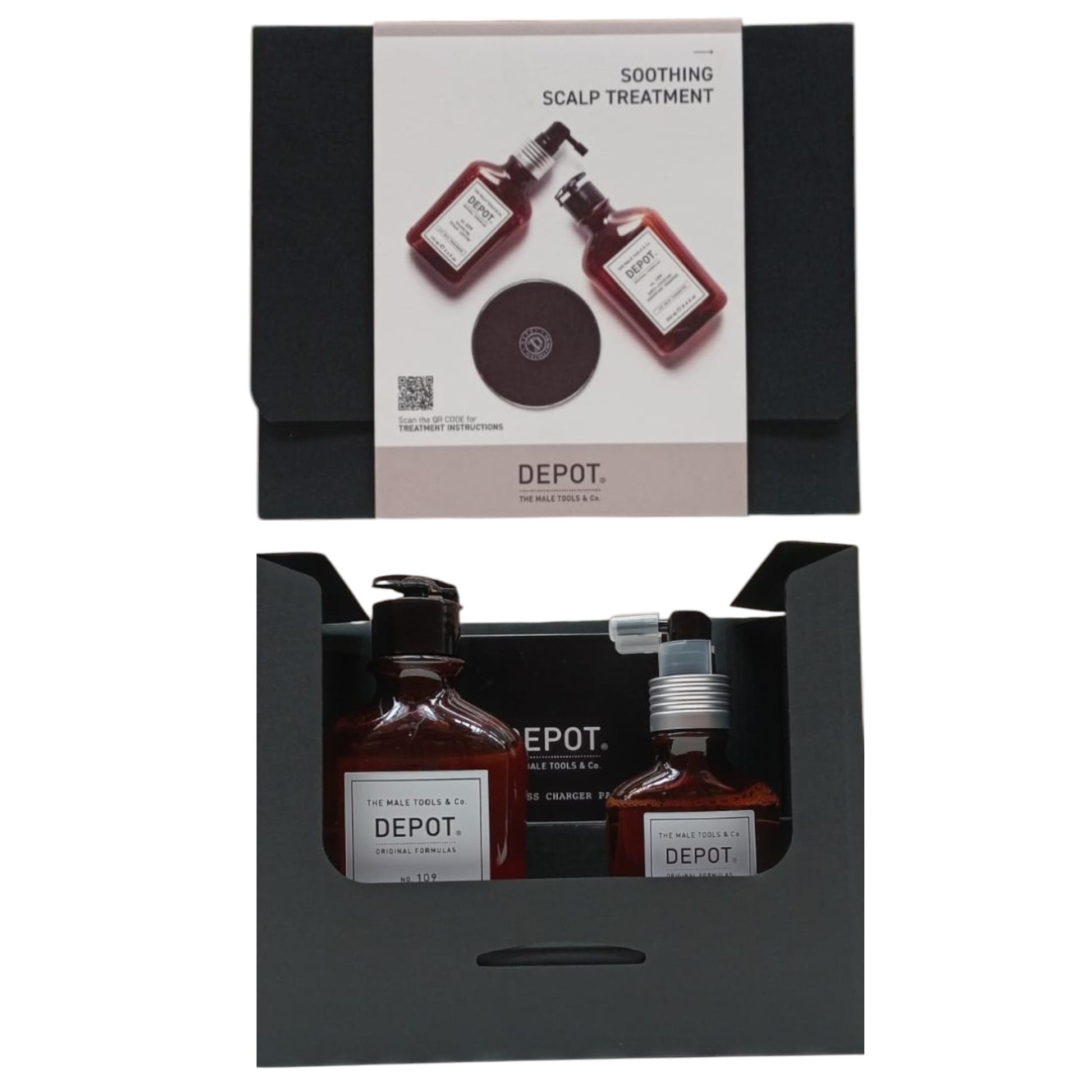 Depot Depot Haarpflegeset G Set mit 200 Hair Treatments No. 209 100 ml und 100 Hair Cleansing Bodylotion