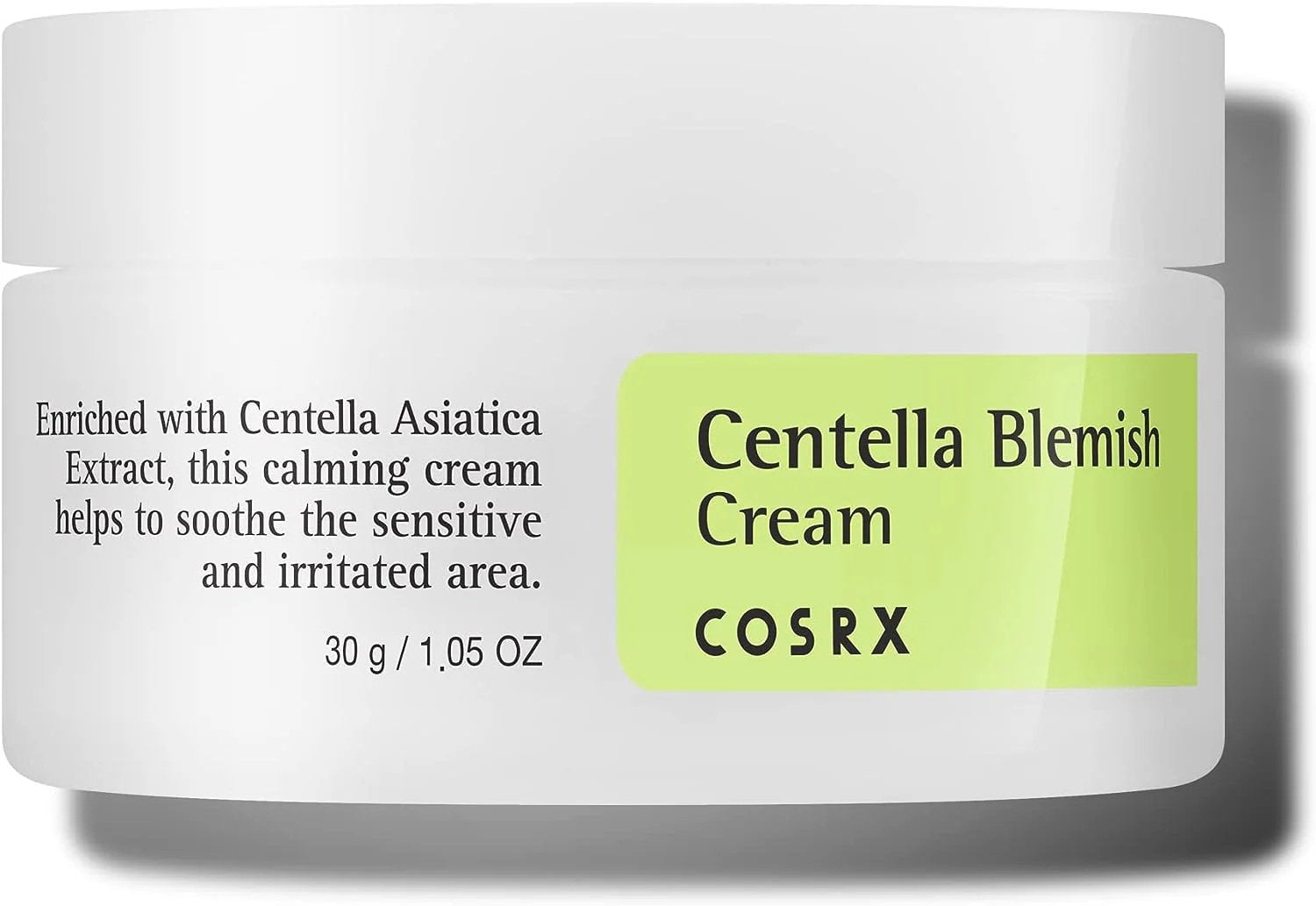 Cosrx Sahne Cosrx, Centella Blemish, Hydrating, Calming & Soothing, Daily, Cream, For Face, 30 ml Regular