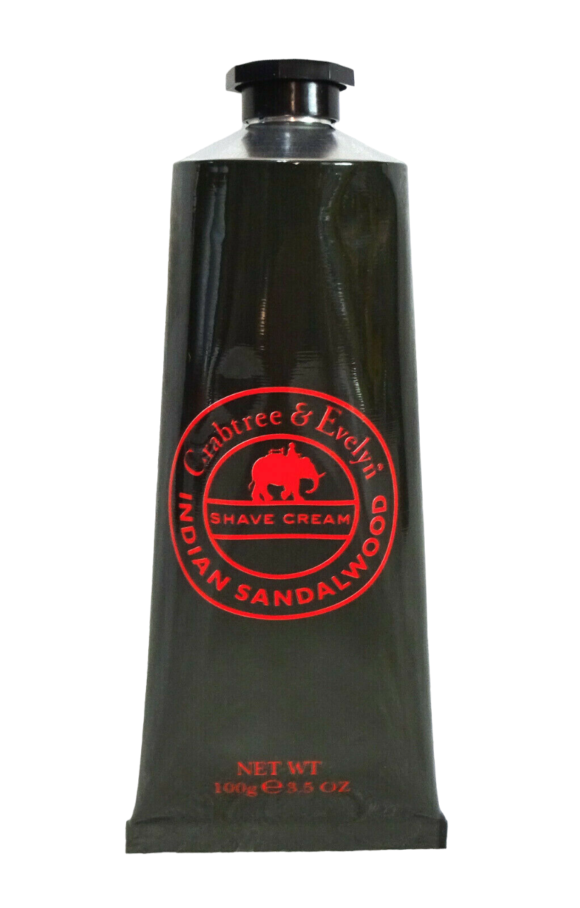 Crabtree & Evelyn Indian Sandalwood Vor-Rasiercreme 50 g – Sanfte Pflege für Männer