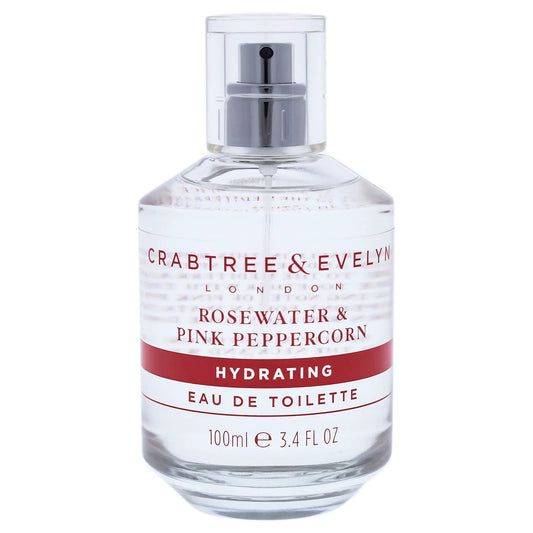 Crabtree & Evelyn Crabtree & Evelyn, Rosewater & Pink Peppercorn, Eau de Toilette, Für Frauen, 100 ml Regular