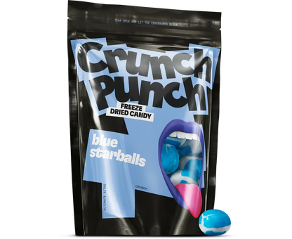 Crunch Punch Blue Starballs 50g - Candyshop.ch