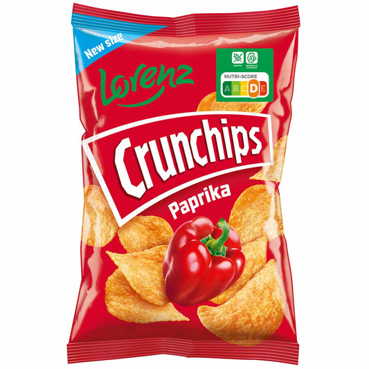 Crunchips Paprika 150g Kartoffel-Chips mit Paprika-Würzung - Candyshop.ch
