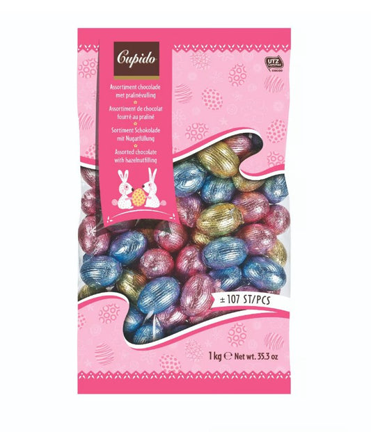 Cupido Schoko Eier 1Kg mit Creme Füllung - Candyshop.ch