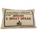 CUSCINI LETTERARI Copricuscino in Juta lavata / Cotton pillow case GREAT DREAM - Size 38x25cm SLEEP-C-10 Accessoires ansicht-2