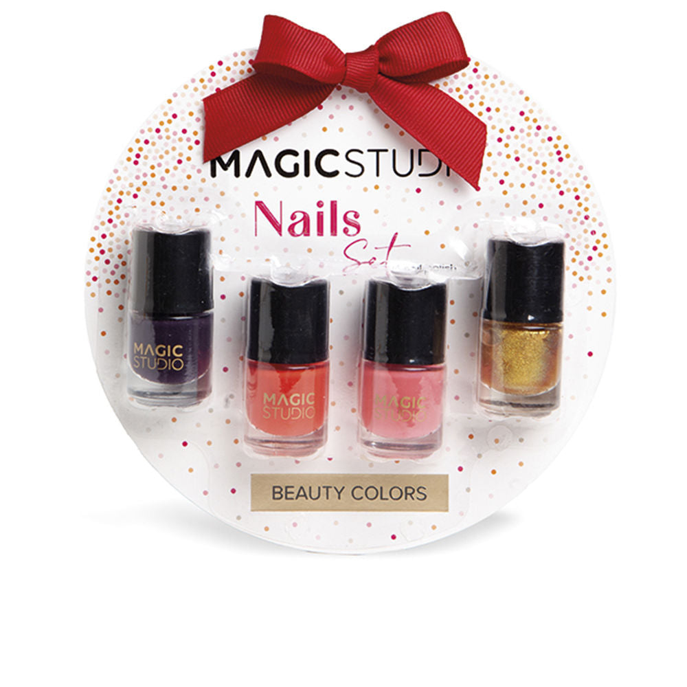 COLORFUL NAILS LOT 4 pcs