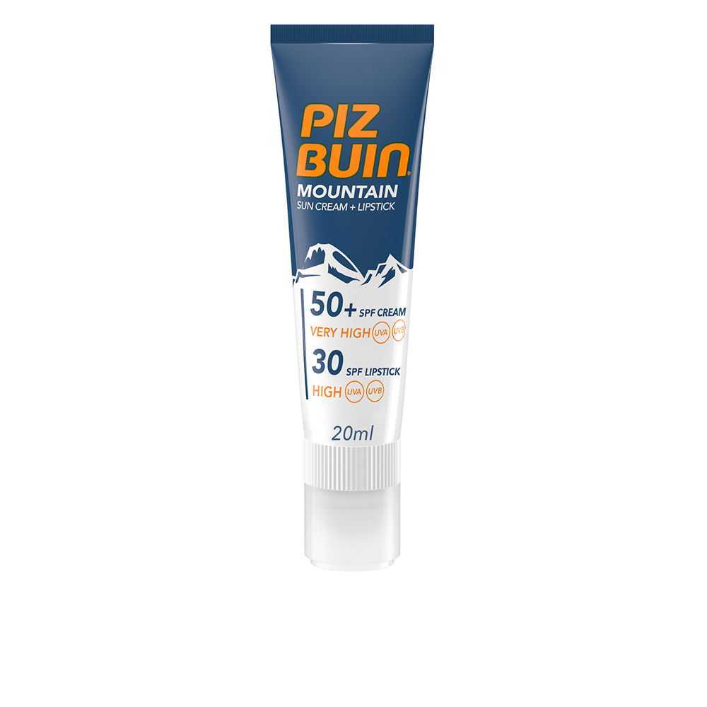 PIZ BUIN MOUNTAIN SPF50+ suncream 20 ml + lipstick F20 2.3 ml