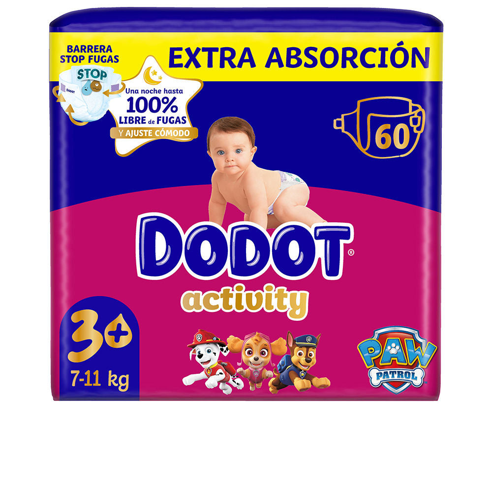 DODOT ACTIVITY EXTRA size 3 diapers 6-10 kg 60 units