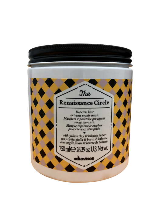 Davines Davines, The Renaissance Circle, Haarbehandlungs-Crememaske, Reparatur, 750 ml Regular