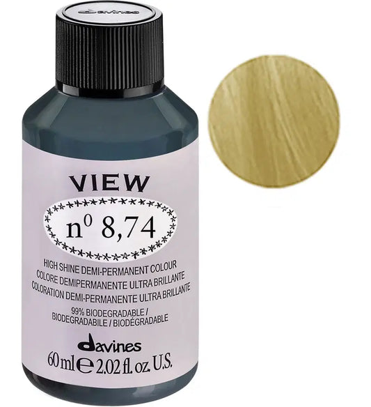 Davines Davines, View, Demi-permanente Haarfarbe, 8.74 Gloss, 60 ml Regular