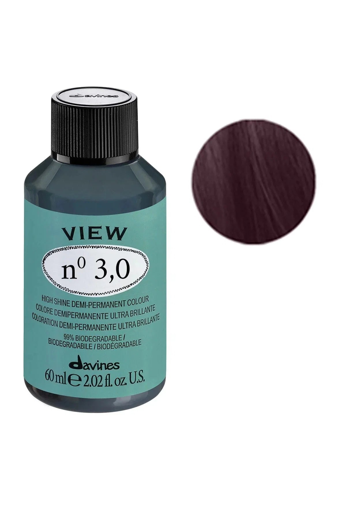 Davines Davines, View, Haarfarben-Creme-Toner, 3.0 Dark Brown, 60 ml Regular