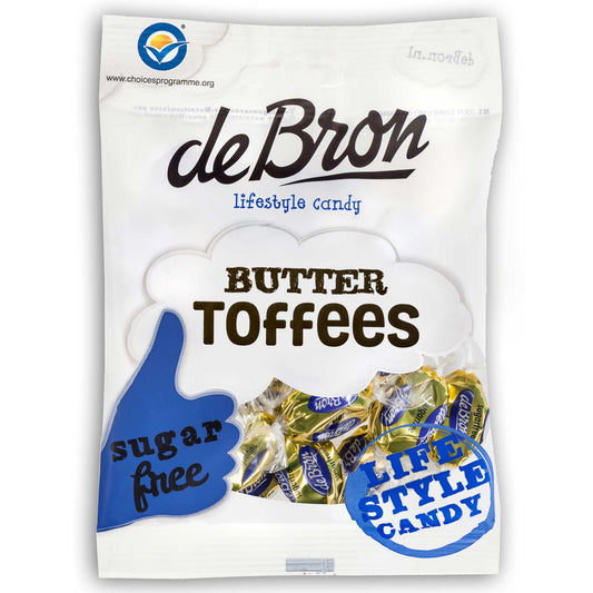 de Bron Butter Toffees Sugarfree 70g - Candyshop.ch