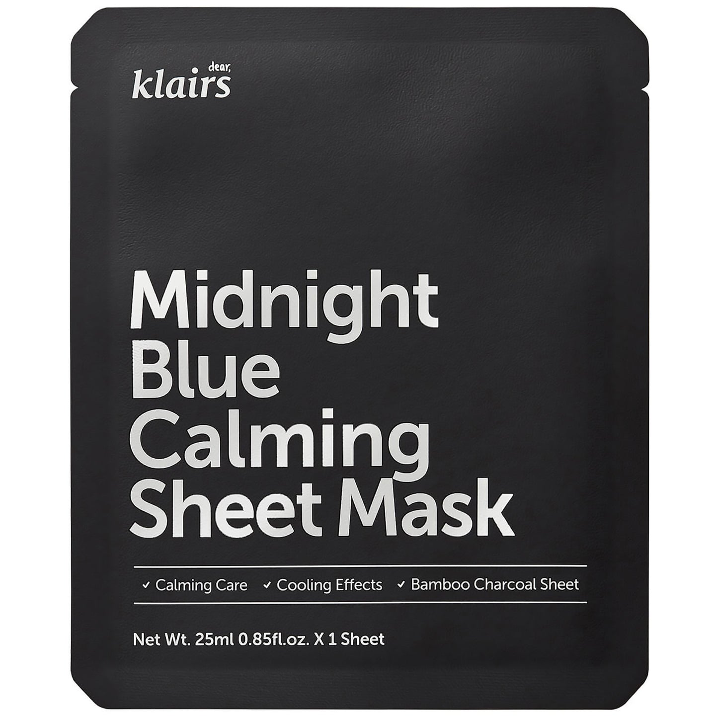 Dear Klairs Dear Klairs, Midnight Blue, Beruhigend & kühlend, Gesichtsmaske, Für das Gesicht, 25 ml Regular
