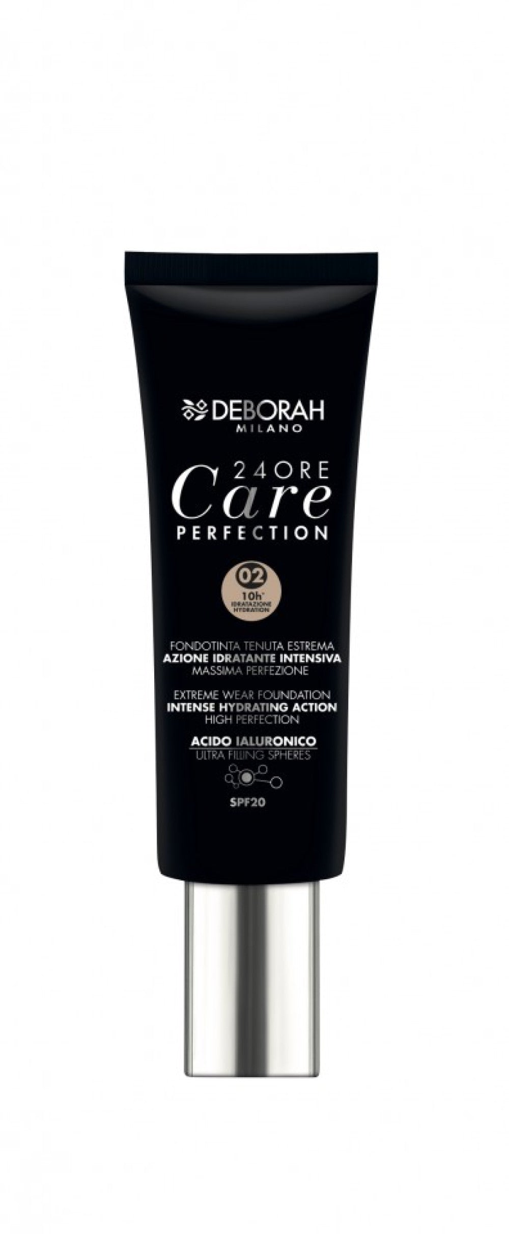 Deborah Deborah 24 Ore Care Perfection Flüssige Grundierung 02 Beige SPF 20 30 ml Tester Make-up / Gesicht / Flüssige Gr