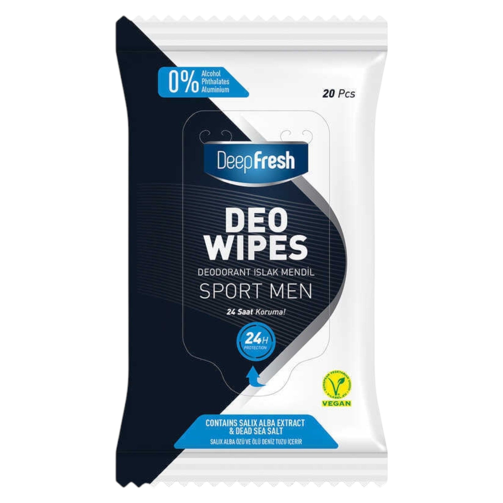 Deep Fresh Deep Fresh, Deo Wipes, Reinigungstücher, Achsel, 20 stk, *Tester