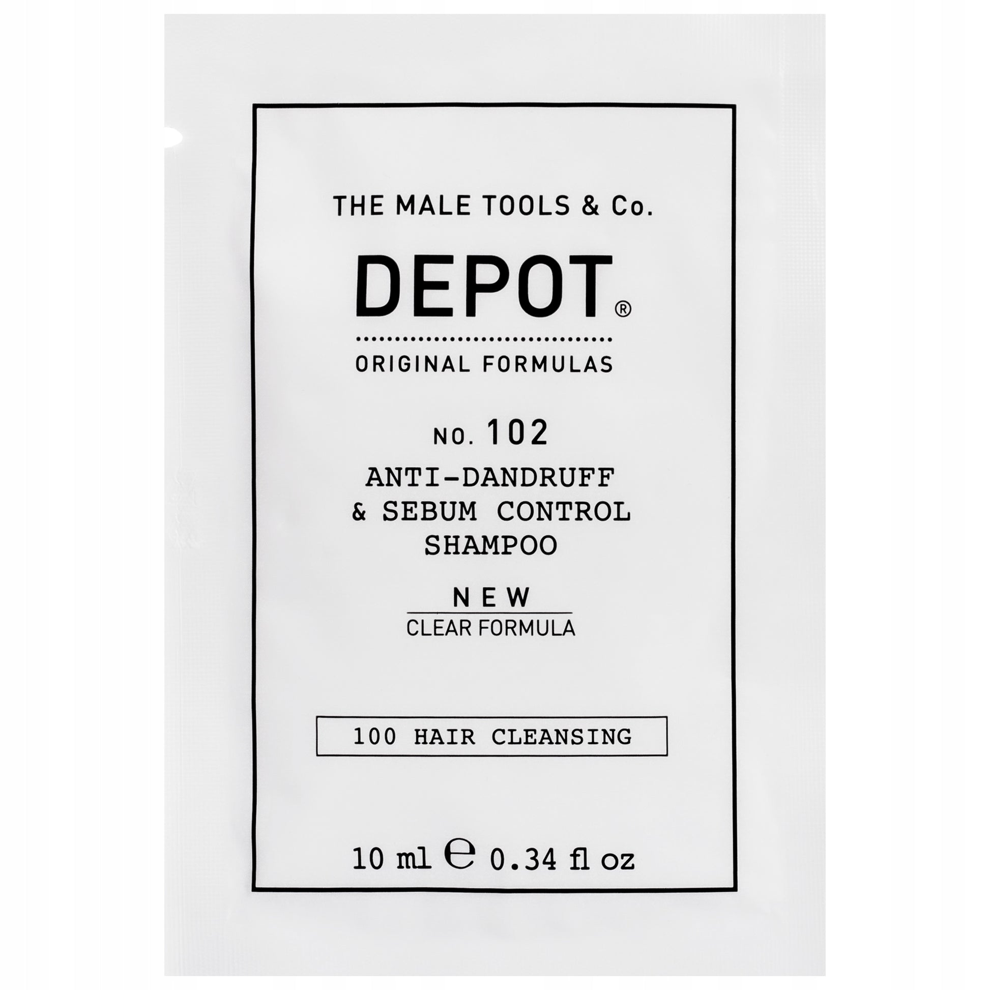 Depot Depot 100 Hair Cleansing No. 102 Clear Formula Haarshampoo 10 ml Anti-Schuppen