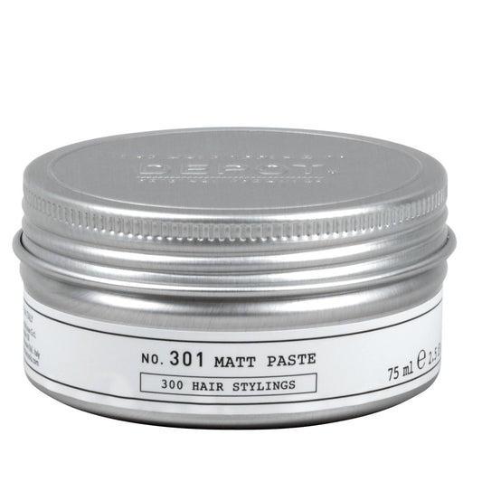 Depot Depot, 300 Hair Stylings No. 301, Haarstylingpaste, Matte Textur, Fester Halt, Für Haare, 75 ml Regular