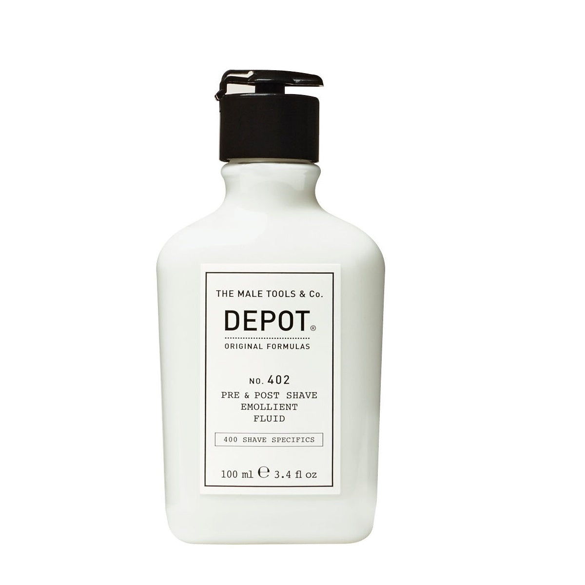 Depot Depot, 400 Shave Specifics No. 402, Ätherische Öle, Beruhigend, Vor- und Nachrasier-Fluid, 100 ml Regular