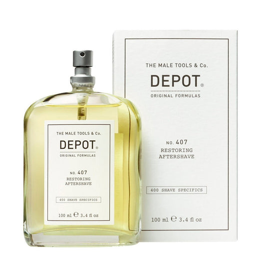Depot Depot, 400 Shave Specifics No. 407, Provitamin B5, Wiederherstellen & Erfrischen, After-Shave-Lotion, 100 ml Regular