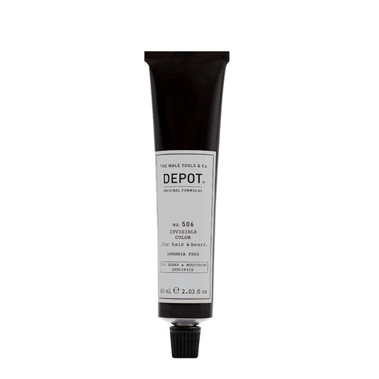 Depot Depot, 500 Beard & Mustache Specifics No. 506 Invisible Clour, Semi-permanente Haarfarbe, Titanium, 60 ml Regular