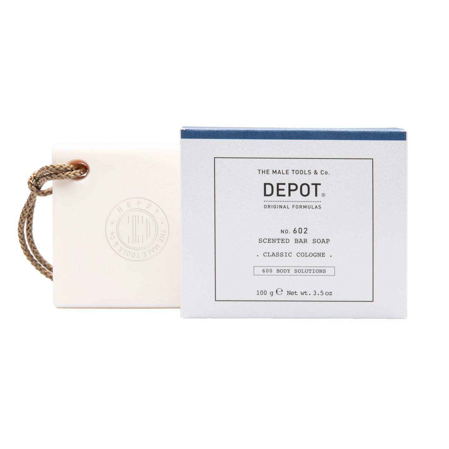 Depot, 600 Body Solutions No. 602, Botanischer Komplex, Reinigung, Klassisches Köln, Duftende Seifenstück, Blumige Noten, 100 g
