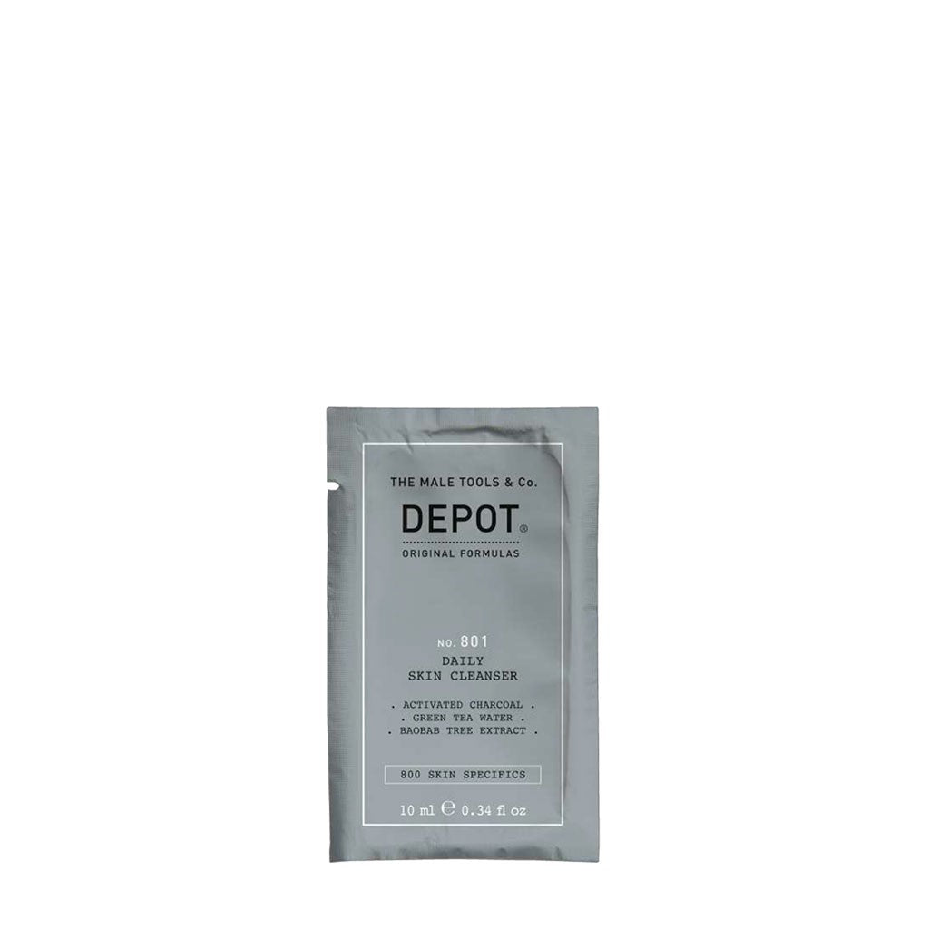 Depot Depot, 800 Skin Specifics No. 801, Aktivkohle, Entgiftend, Reinigungsgel, Für das Gesicht, 10 ml Regular