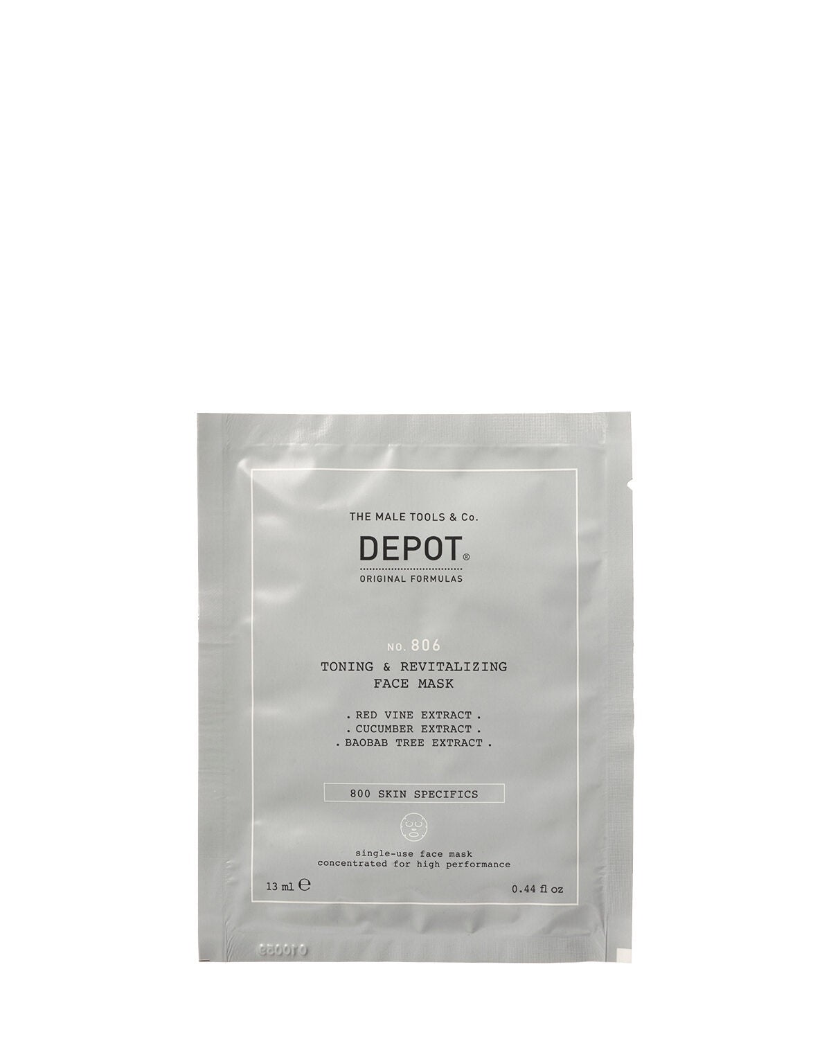 Depot Depot, 800 Skin Specifics No. 806, Hyaluronsäure, Tonen und Revitalisieren, Gesichtsmaske, Für das Gesicht, Tag, 13 ml 