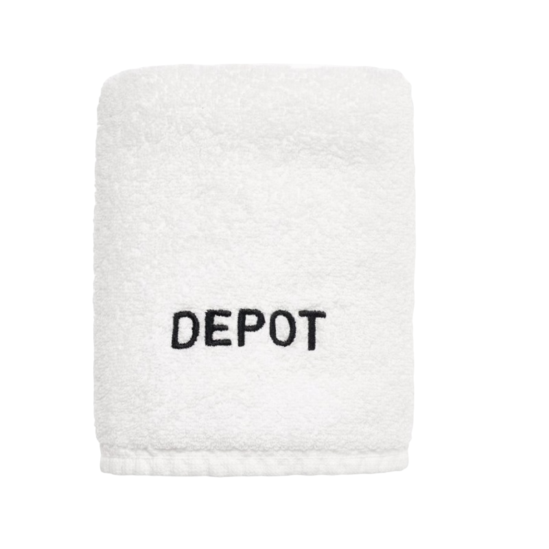 Depot Depot Accessories No. 716 Salon Textilhandtuch Weiß 40 x 80 cm Haarpflege