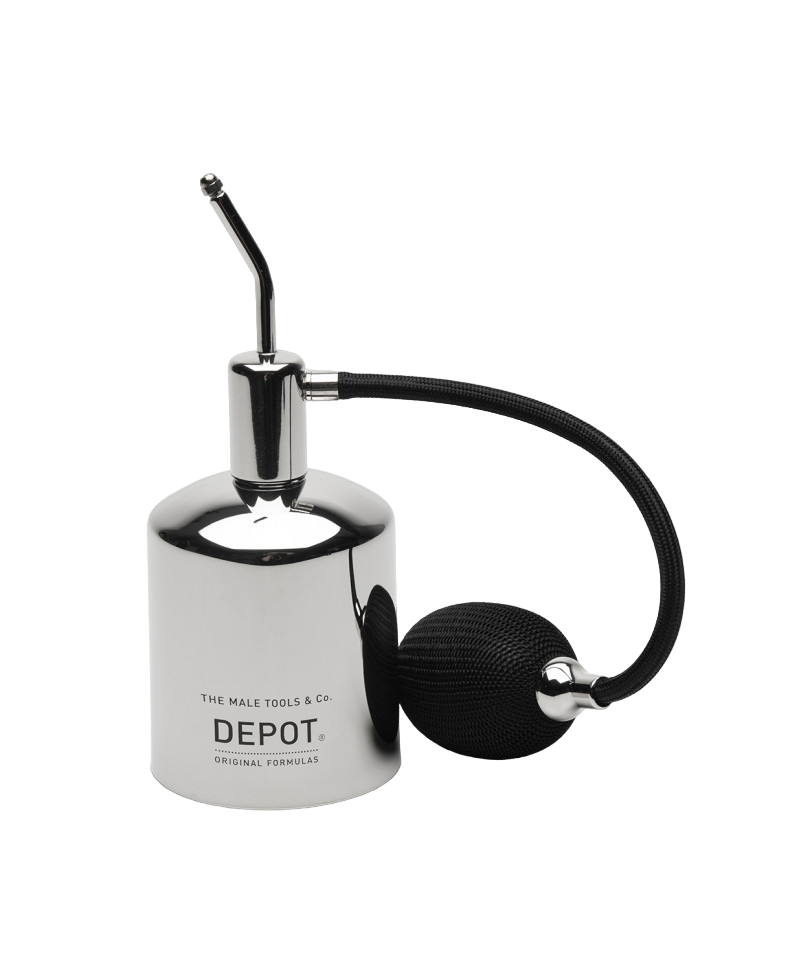 Depot Accessories No. 737 Aftershave Sprühpumpenspender Kunststoffflasche Silber
