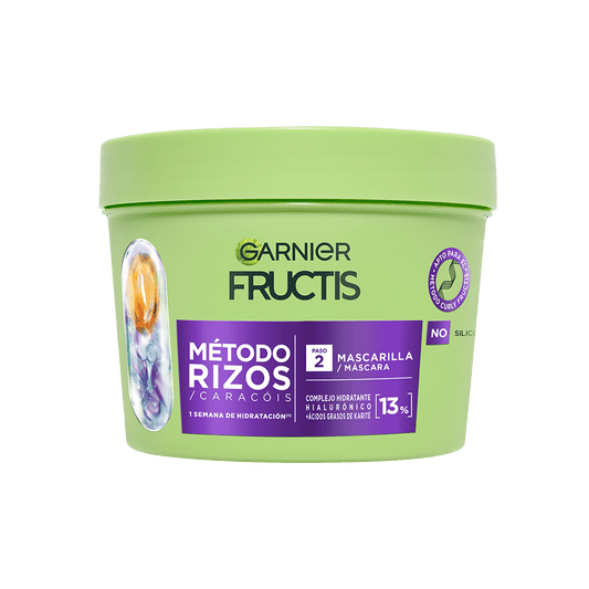 GARNIER Garnier Fructis Método Rizo Mascarilla 370 ml Kosmetik