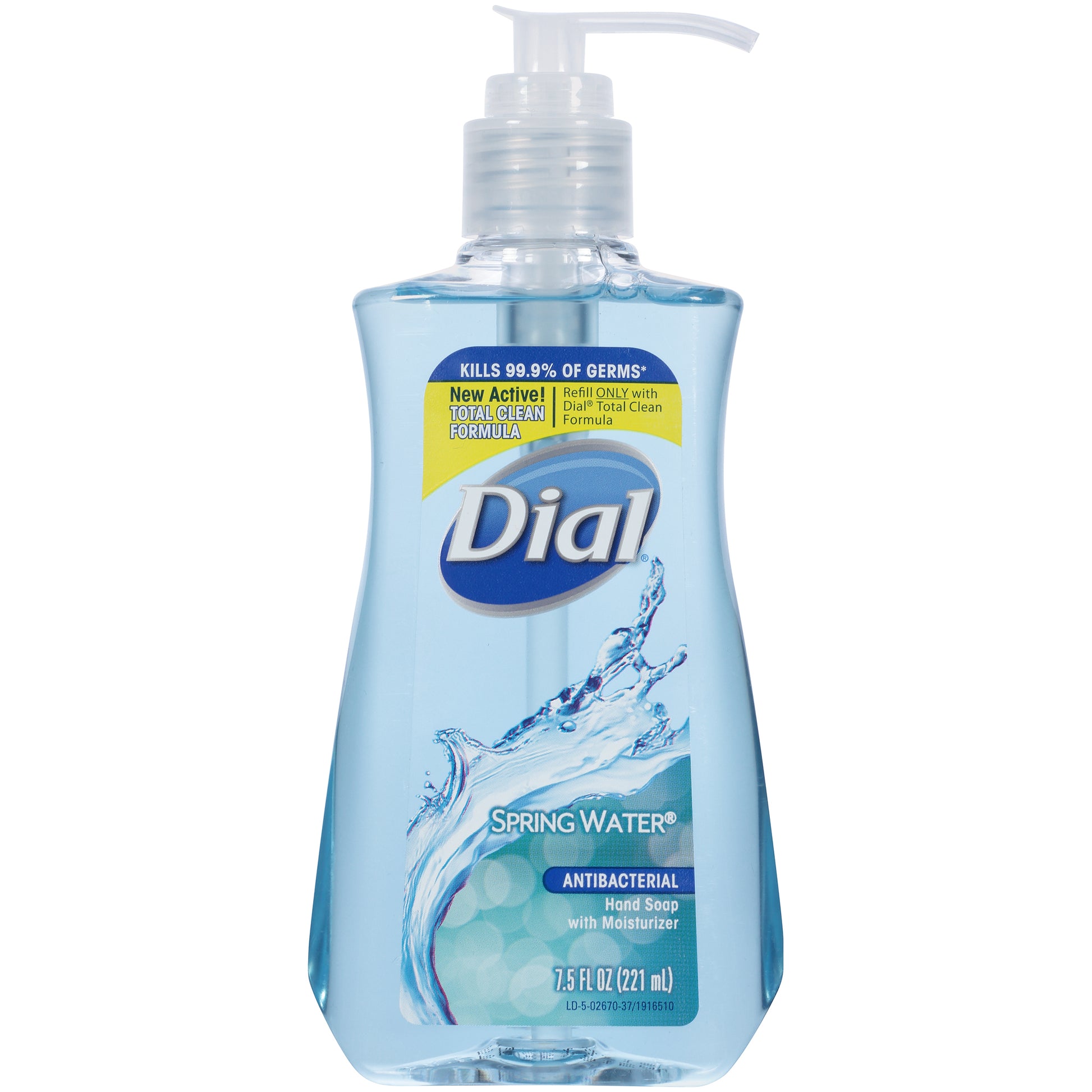 Dial Dial, Antibacterial, Quellwasser, Flüssigseife, Für Hände, 221 ml Regular