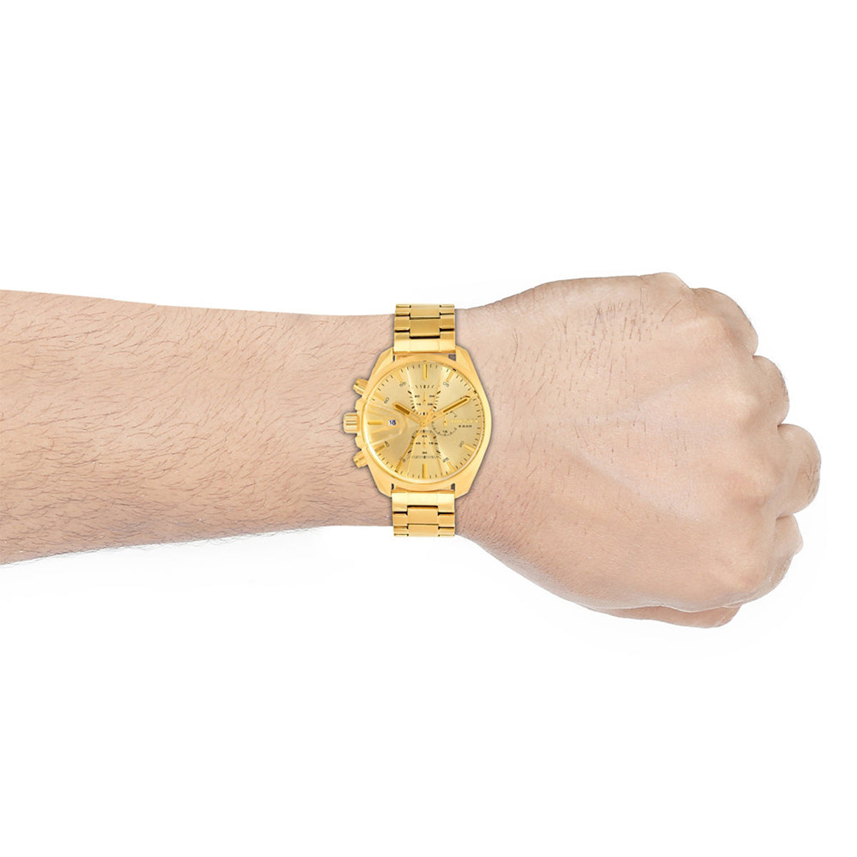 DIESEL DZ4475 Chronograph Armbanduhr 54 mm Gold ansicht-3