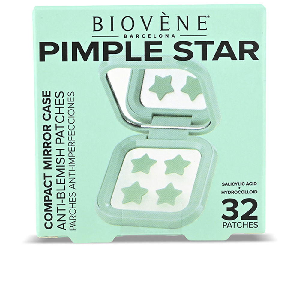 Biovène PIMPLE STAR PATCHES & MIRROR CASE blemish patches 32 Stück