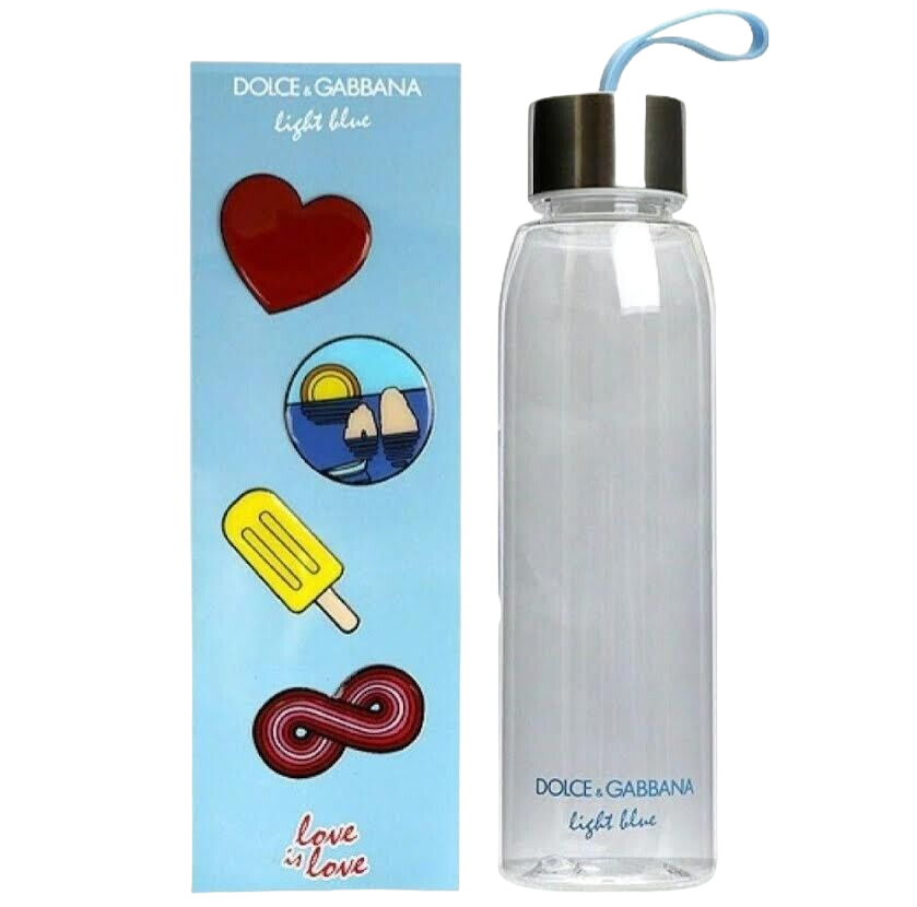 Dolce & Gabbana, Light Blue Love Is Love GWP Glas-Wasserflasche
