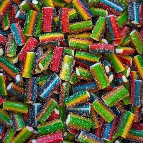 Dulceplus Mini Sour Rainbow Filled Pencils 1 Kg