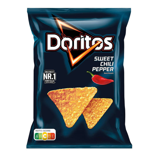 Doritos Sweet Chili Pepper 110g Mais Snack mit Chili Geschmack