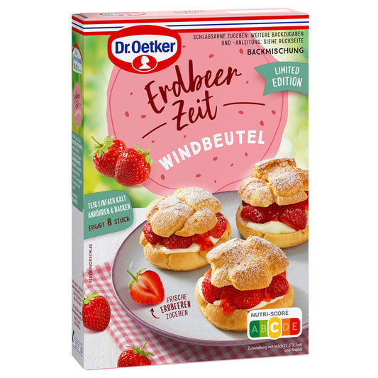 Dr Oetker Backmischung Erdbeer Zeit Windbeutel - Candyshop.ch