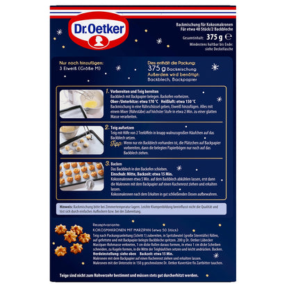 Dr Oetker Backmischung Kokosmakronen - Candyshop.ch